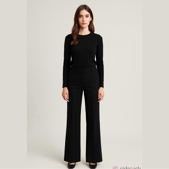 INC International Concepts • Women’s Black Wide Leg Trousers Pants Size 4 EUC - Picture 1 of 8